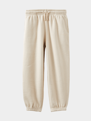 Cotton On Kids Beige Boy Sammy Trackpants