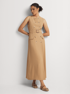 Double Breasted Trench Dress