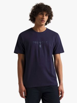 Men's  Pringle Navy Sean Tonal T-Shirt