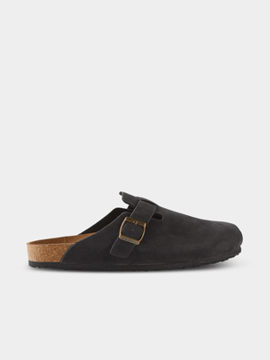 Men's Cotton On Black Closed Toe Buckle Slides