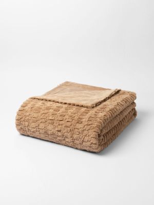 New Soft Geo Blanket Natural 150x180cm