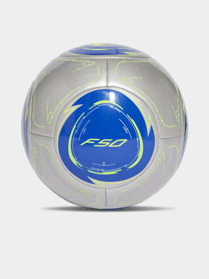 adidas Messi Club Silver/Blue/Yellow Soccer Ball