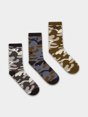 Men's Diesel Multi Skm-D-Crew Light Socks
