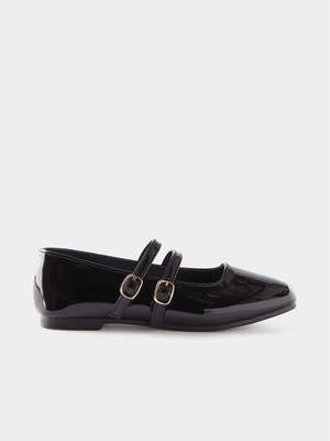 Cotton On Kids Black Olivia Ballet Flat