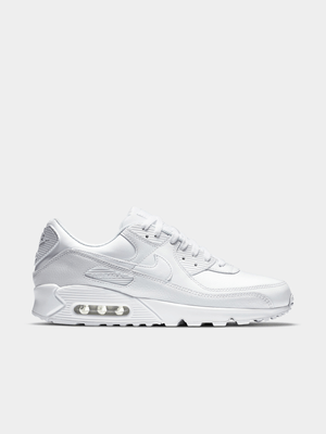 Nike Men's Air Max 90 Leather White Sneaker