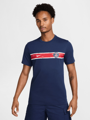 Nike Mens Paris Saint-Germain Blue Heritage Tee