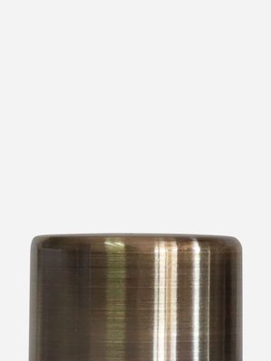 32mm End Cap Finials Brushed Bronze Set/2