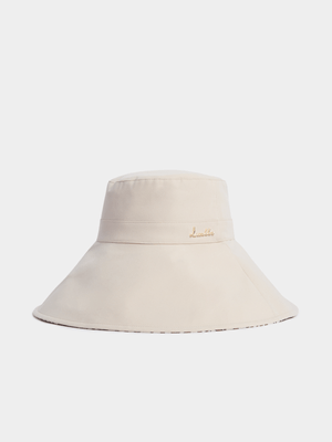 Luella Wide Branded Brim Hat