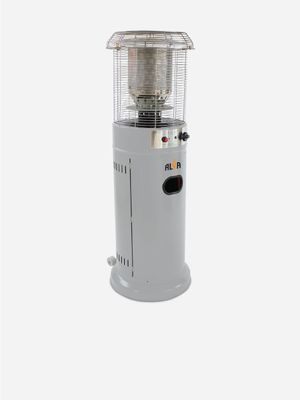 Alva Short Stand Patio Gas Heater Grey