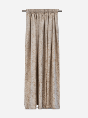 Volpes Georgia Natural Taped Lined Curtain