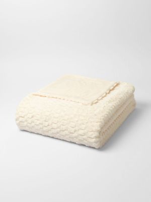New Soft Geo Blanket Milk 150x180cm