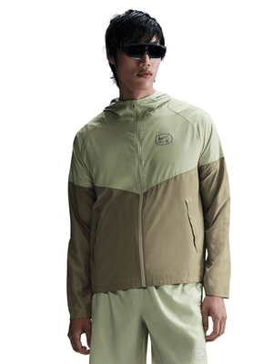 Nike Mens Air Olive Green Run Jacket