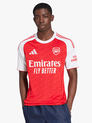 adidas Mens Arsenal Home 25/26 Red/White Stadium Jersey 25/26