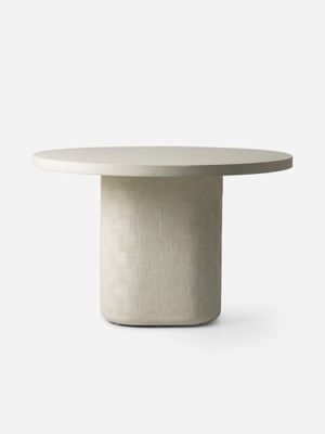 Savona Dining Table Round Ivory 122cm