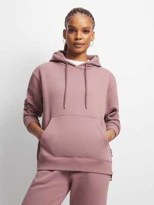 TS Womens Dynamic Fleece Dusty Pink Hoodie
