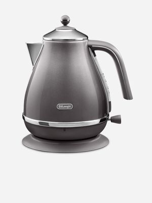 Delonghi Icona Metallics Electric Kettle Grey 1.7L
