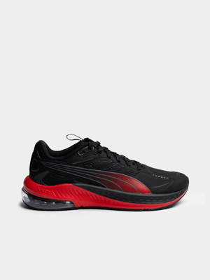 Mens Puma X- Cell Lightspeed Black/Red Sneaker