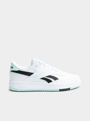 Women's Reebok BB1000 White/Turquoise Sneaker