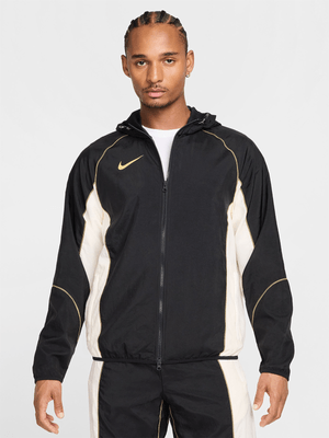 Nike Mens Strike Water-Repellent Black/Ivory Football Jacket
