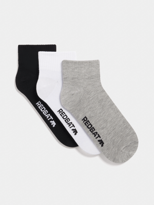 Redbat Unisex Tennis  Black/White/Grey 7-11
