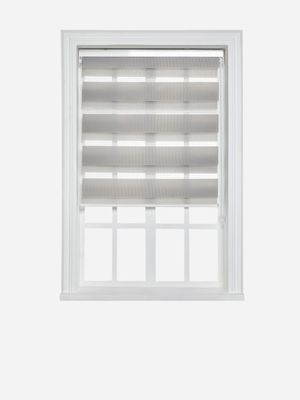 Zebra Roller Blind Light Grey 100x160cm