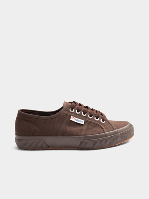 Mens Superga 2750 Cotu Full Mono Brown Sneaker