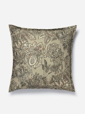 Jacobean Scatter Cushion Grey 60x60cm