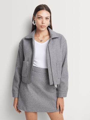 Melton Mini Skirt