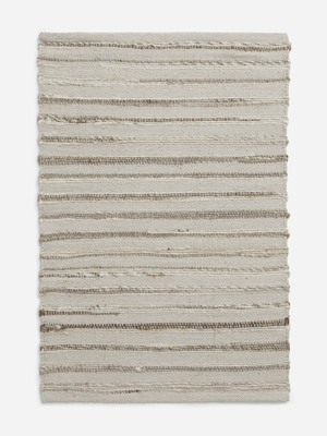 H & S Collection Natural Rug Jute Cotton 60X90Cm
