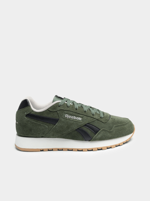 Mens Reebok Glide Green/Black Sneaker