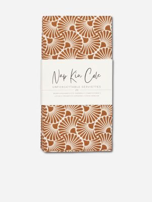 Rust Tail Feathers Paper Napkins 20x40