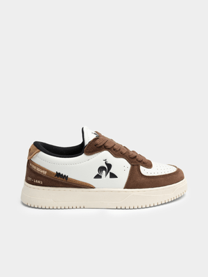 Mens Le Coq Sportif Pallice Brown/White Sneaker