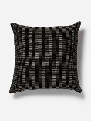Checkered Blocks Scatter Cushion Black 60x60
