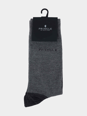 Men's  Pringle Grey Core Socks