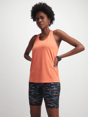 TS Womens Essential Sculpt Navy Linear Bike Shorts