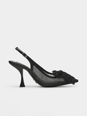 Women's Steve Madden Black Night-Fall Heels