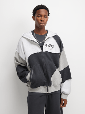 Redbat Men's Grey Hoodie