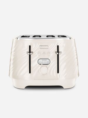 Delonghi Ballerina Seta 4 Slice Toaster Alabaster White