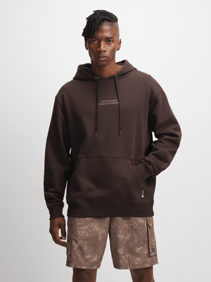 TS Mens Energy Sport Graphic Chocolate Hoodie