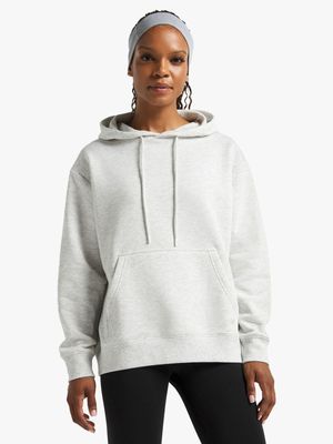 TS Womens Dynamic Fleece Grey Hoodie