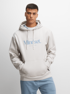 TS Mens Graphic Grey Hoodie