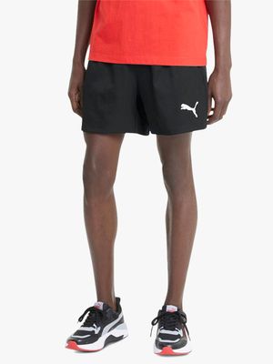 Puma Mens Active Woven 5 inch Black Shorts