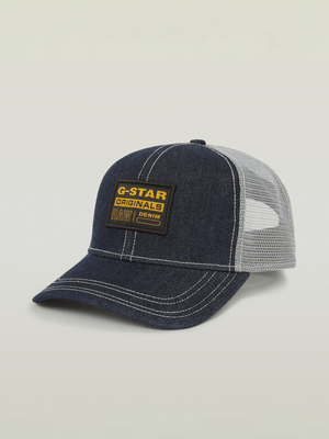 G-Star Men's Denim Embro Baseball Dark Blue Trucker