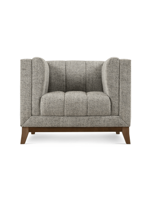 Audrey 1 Seater Couch Speckle Salt&Pepper