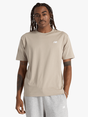 New Balance Mens Sport Essential Brown Tee