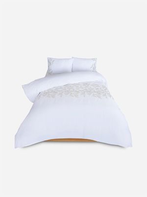 Volpes Marcey 300tc White Duvet Cover Set