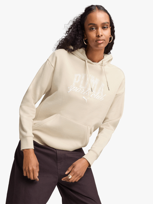 Puma Womens Class Relaxed Alpine Snow Hoodie