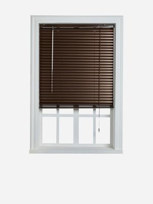 25mm Aluminium Venetian Blind Metallic Brown 100x100cm