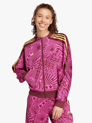 adidas X Farm Womens Tiro Lucid Fuchsia Track Top