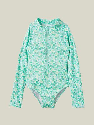 Cotton On Kids Girl Green Lydia One Piece Swimsuit